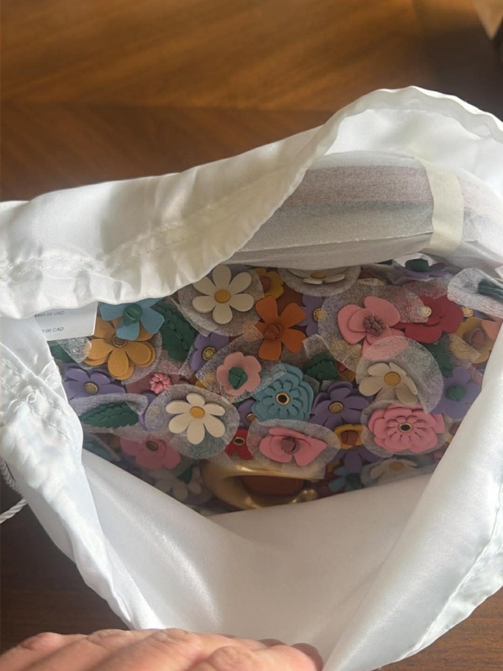 Coach Floral tabby 26 Appliqué Crossbody Bag - Multicolor Flowers